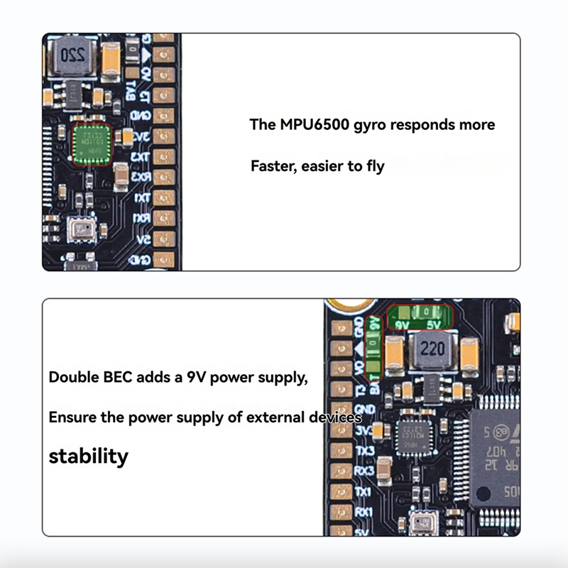 F722 Flight Controller - 80A+F405/F722 STACK for 13inch FPV Drone
