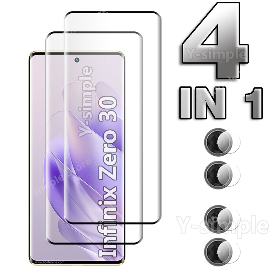Hd Zero Camera - 4in1 3D Glass For Infinix Zero