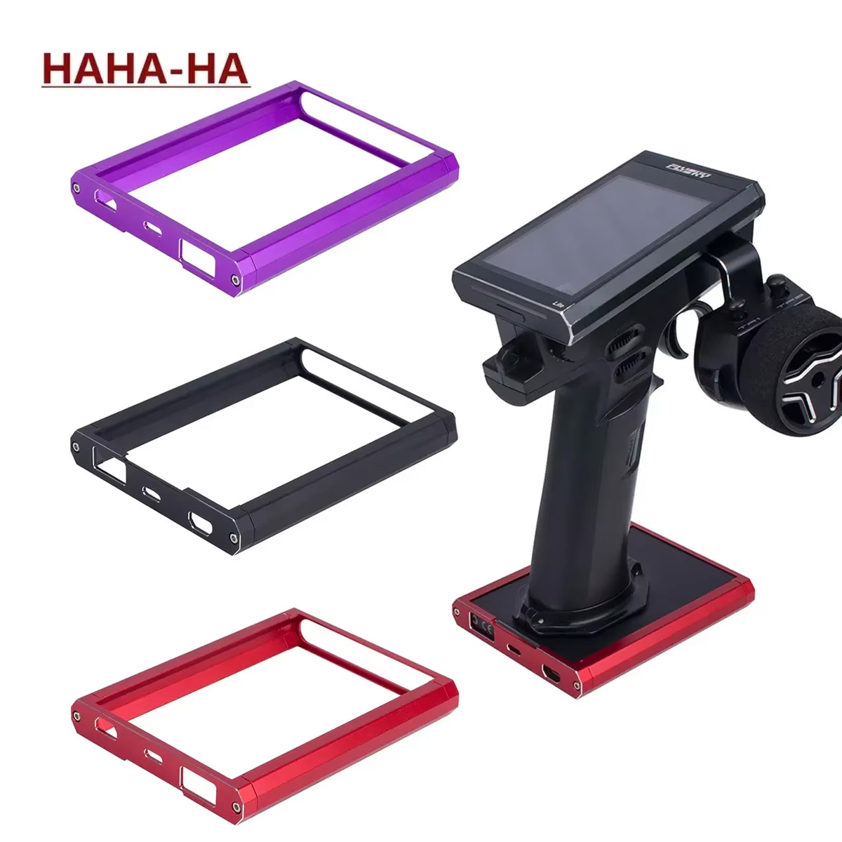 Flysky Transmitter - CNC Metal Transmitter Protector Battery Base
