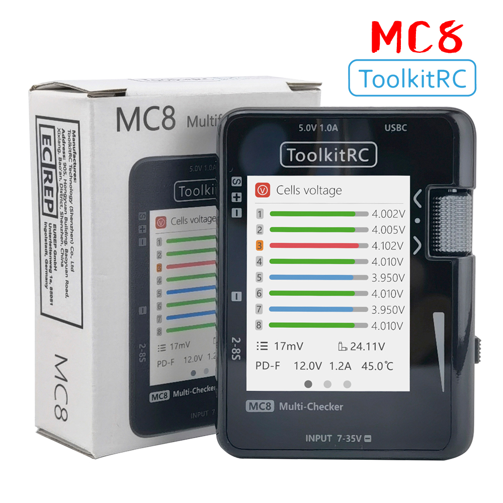 Smoke Stopper - ToolkitRC MC8 SC100 Mini Size Cell