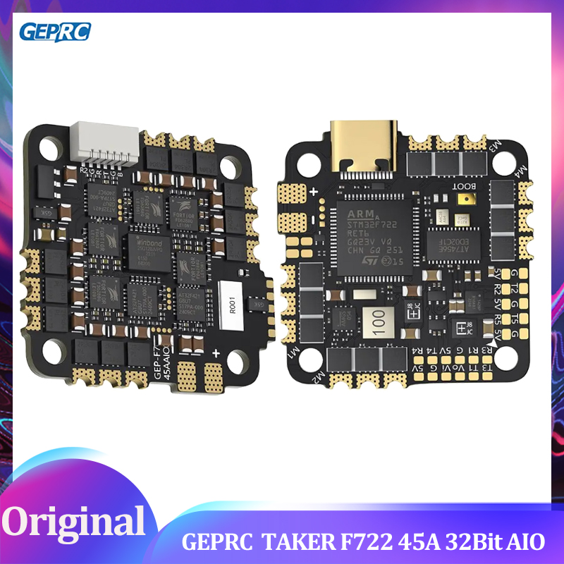 F722 Flight Controller - GEPRC TAKER F722 45A 32Bit AIO