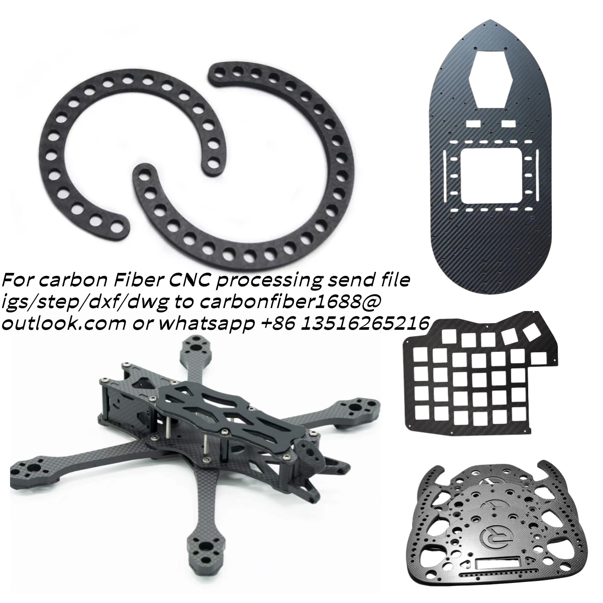 Carbon Fiber Drone Frame - Carbon Fiber Sheet Plate Processing Carbon