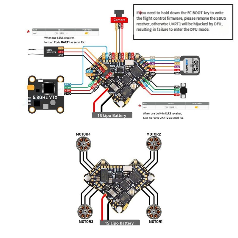 FBIL-F435 NEO 1S AIO Flight Co - огляд і ціна 4 In 1 Esc
