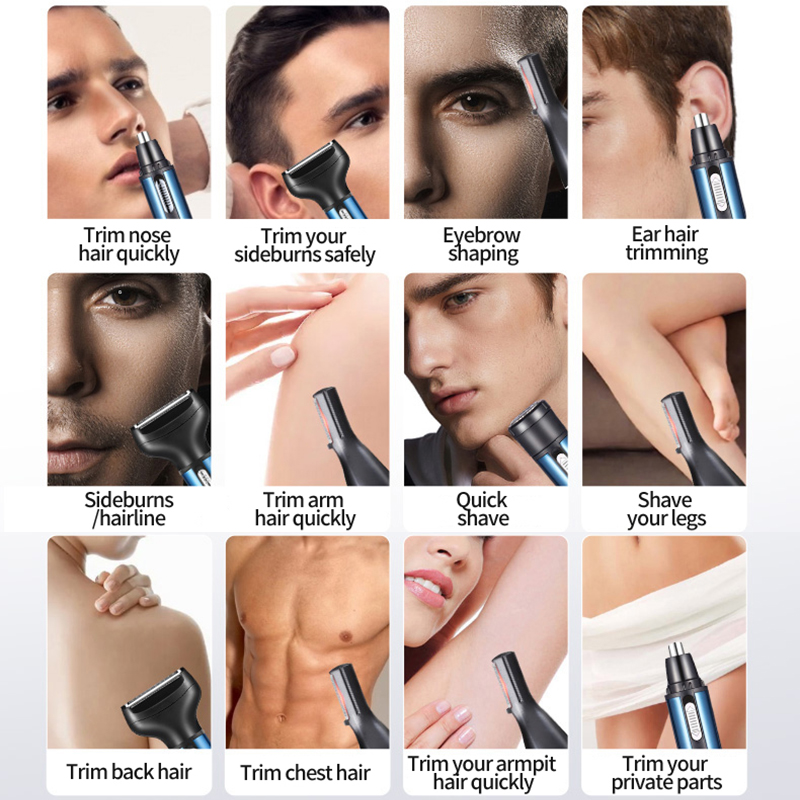Electric Nose Ear Hair Trimmer - огляд і ціна 4 In 1 Esc