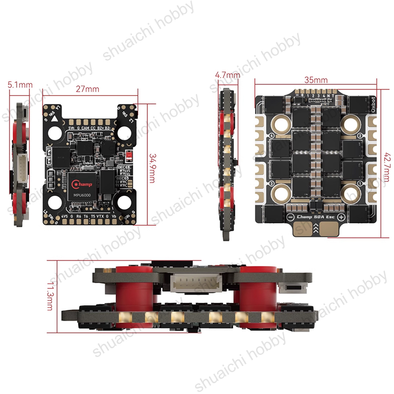 1Set FPV Racing Drone 3-8S FC& - огляд і ціна Betaflight Fc