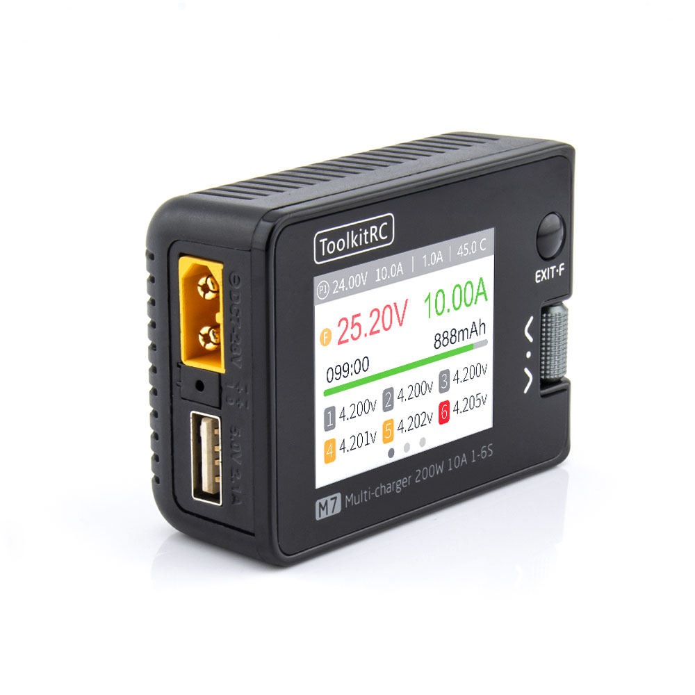 ToolkitRC M7 200W 10A Balance  - огляд і ціна Smoke Stopper