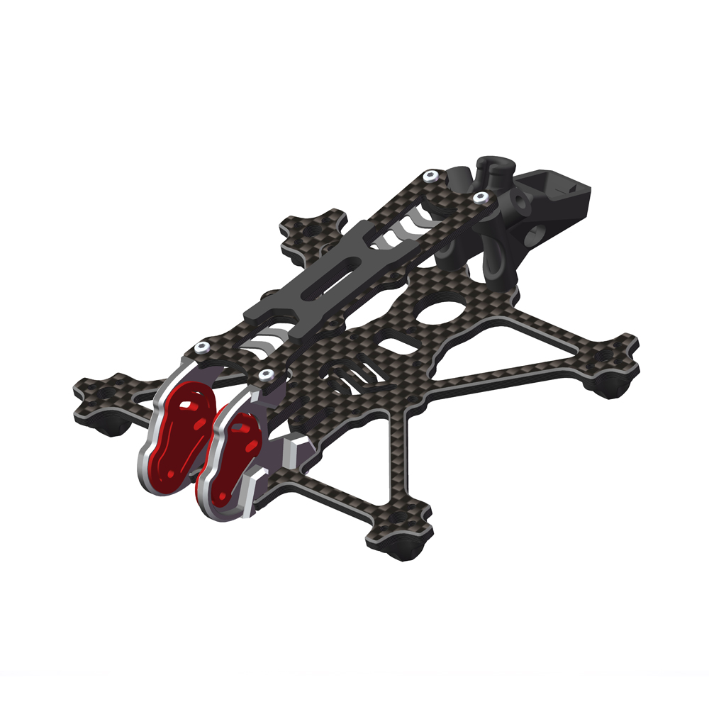 AlfaRC Fi-25 DJI O4 Air Unit 6 - огляд і ціна Carbon Fiber Drone Frame
