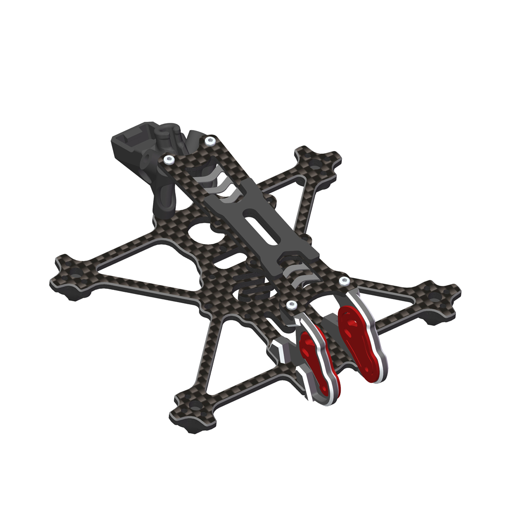 AlfaRC Fi-25 DJI O4 Air Unit 6 - огляд і ціна Carbon Fiber Drone Frame