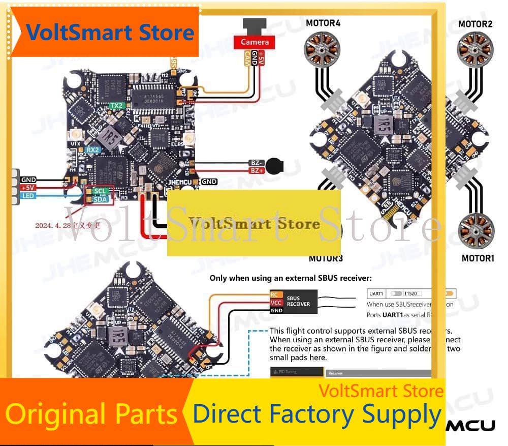 VoltSJHEMCU G474ELVTX F411 ELV - огляд і ціна Betaflight Fc