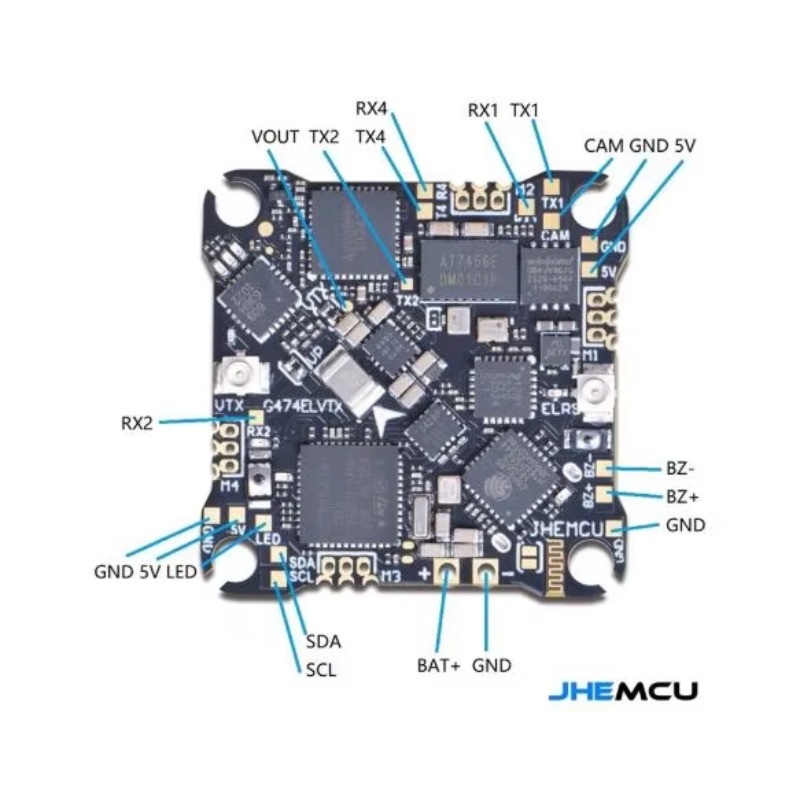 VoltSJHEMCU G474ELVTX F411 ELV - огляд і ціна Betaflight Fc