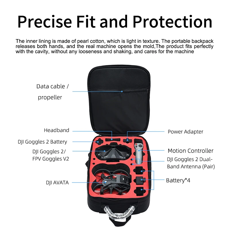 Portable Case Backpack Nylon W - огляд і ціна Drone Goggles Dji