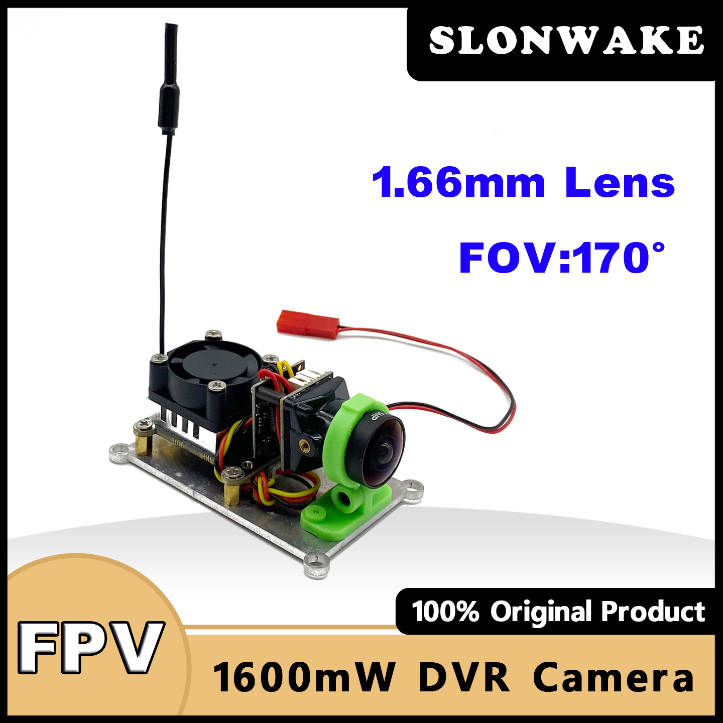 SLONWAKE 5.8G 48CH 200/500/100 - огляд і ціна Fpv Camera