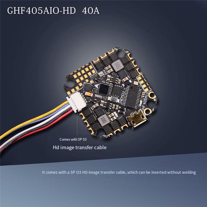 ABTI-GHF405AIO-HD 40A AIO Flig - огляд і ціна F405 Flight Controller