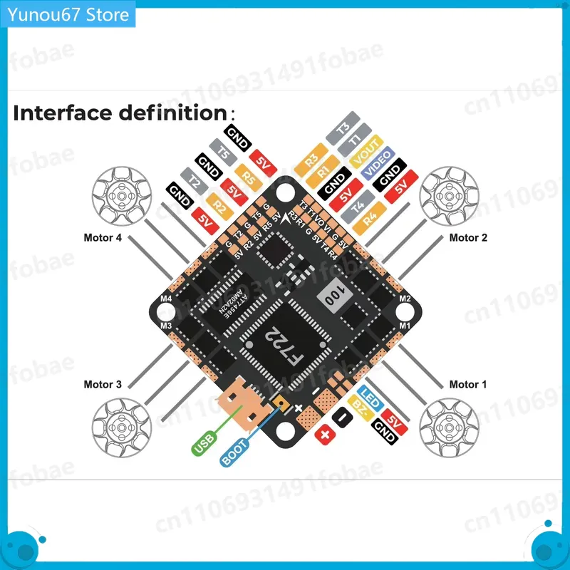 For GEPRC GEP-F722-45A AIO V2  - огляд і ціна F722 Flight Controller