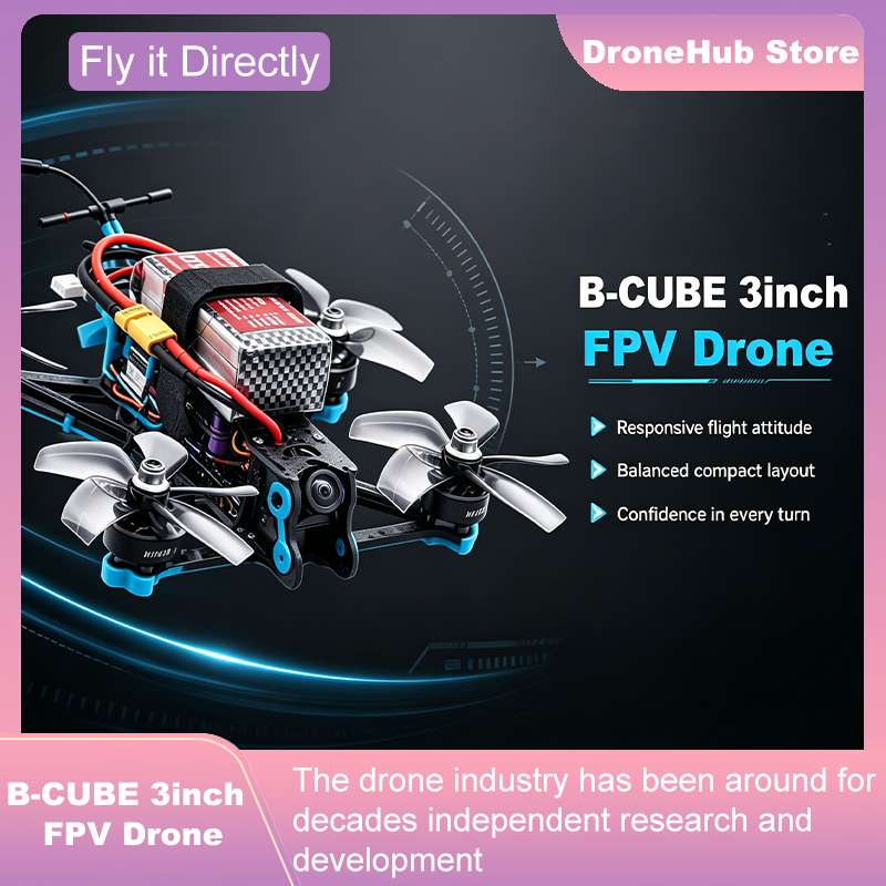 B-CUBE 3inch FPV Drone Frame K - огляд і ціна F722 Flight Controller