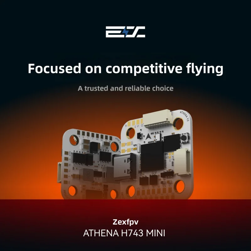 SkyDElZEX ATHENA H743 Mini Fli - огляд і ціна Betaflight Fc