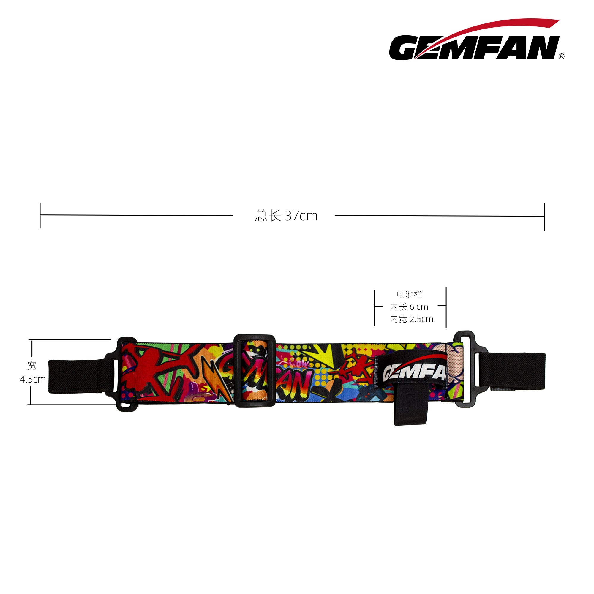 GEMFAN GOGGLE Battery Strap FP - огляд і ціна Drone Goggles Dji