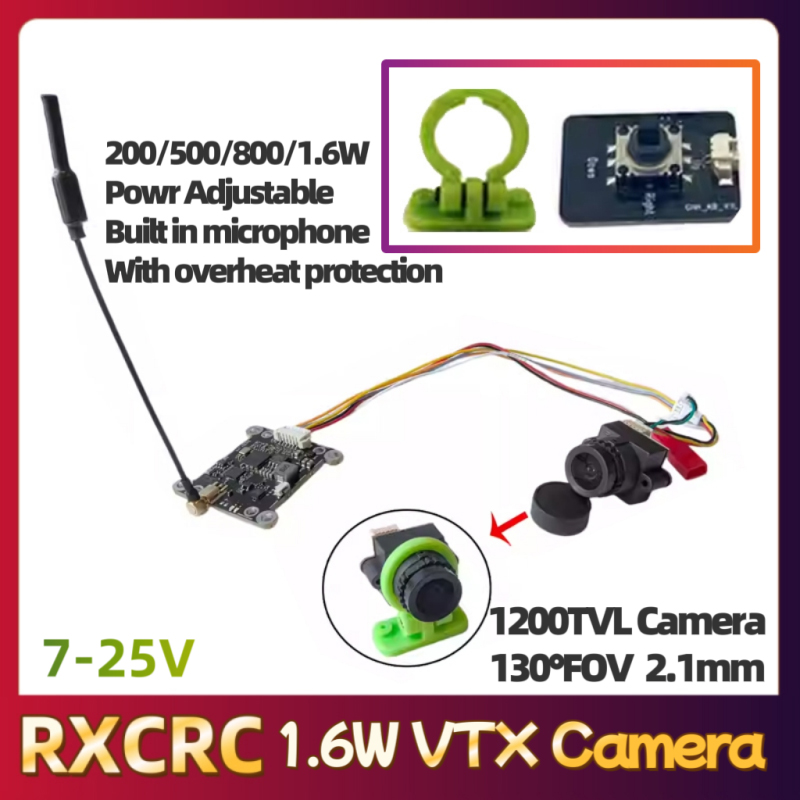 RXCRC 5.8G Module 48CH 1.6W VT - огляд і ціна Fpv Camera