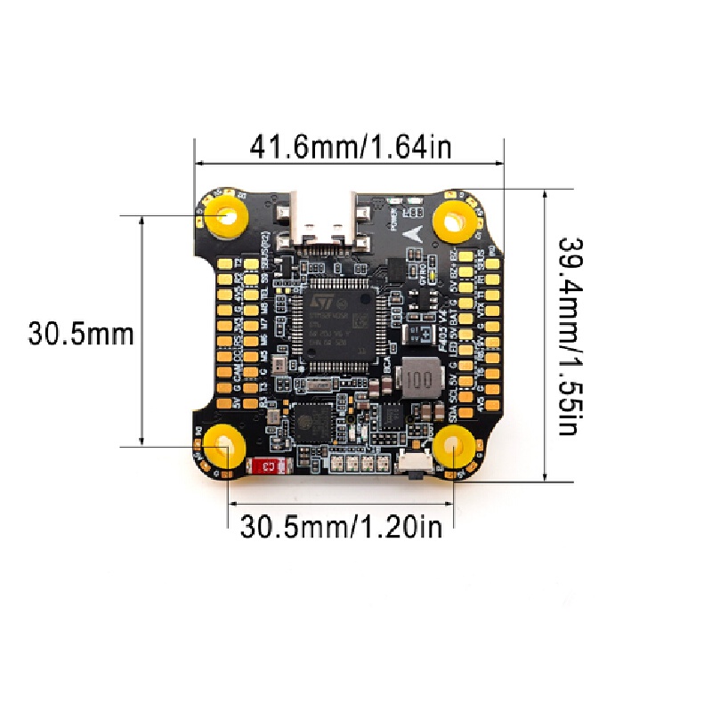 Stack BLS 60A F405 V4 Flight C - огляд і ціна Betaflight Fc