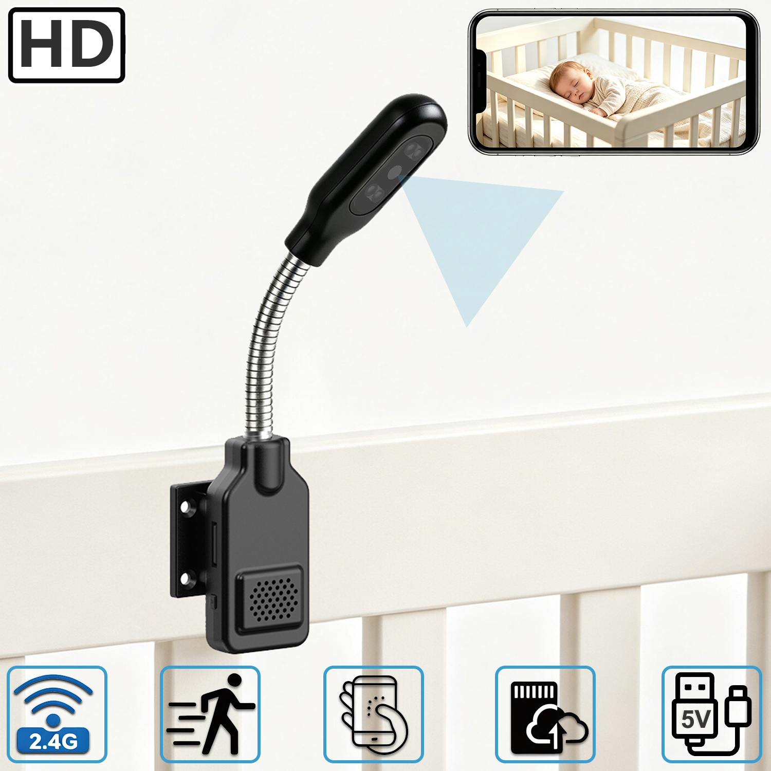 Flexible Gooseneck Baby Pet Mo - огляд і ціна Hd Zero Camera