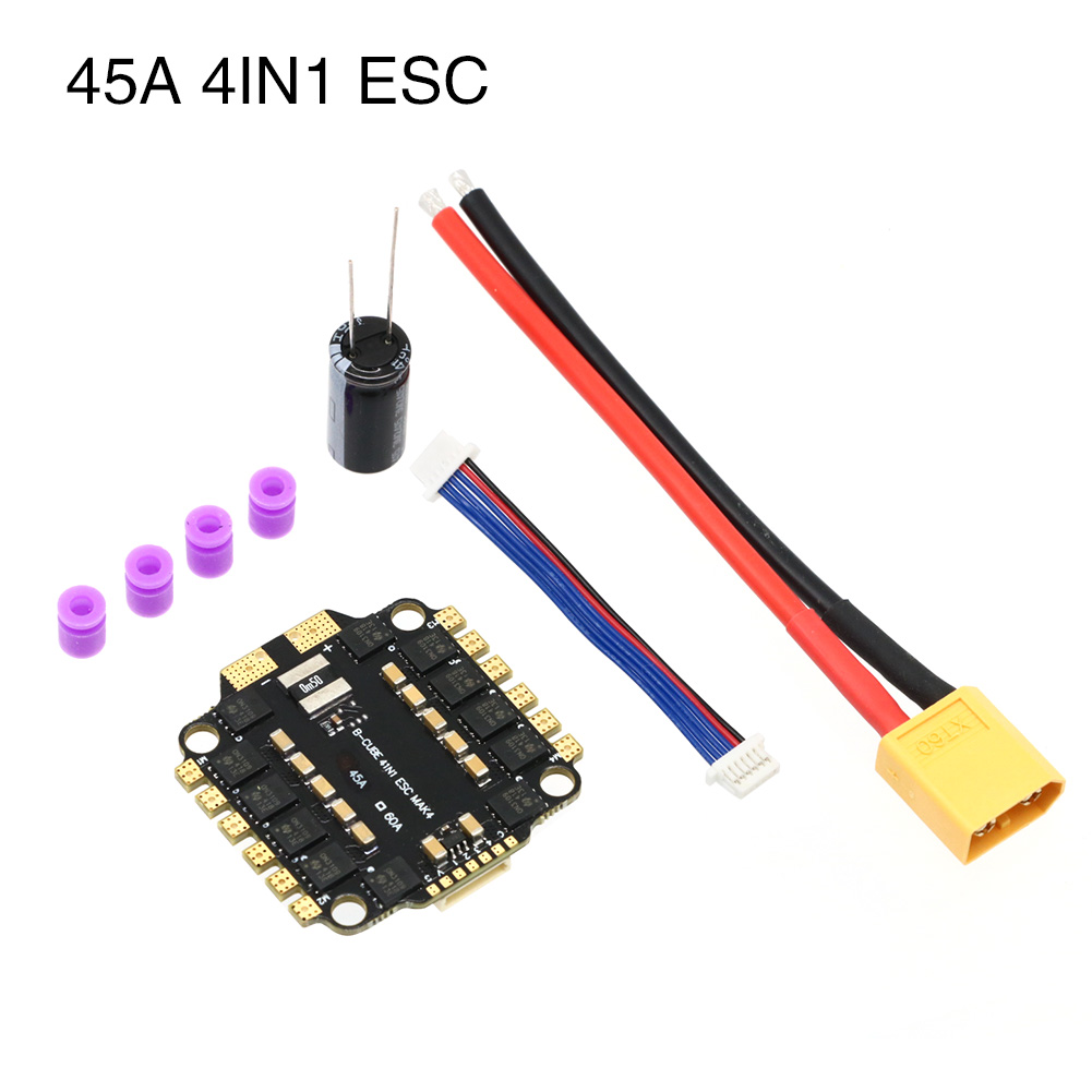UAngel 4IN1 45A 60A ESC BLHELI - огляд і ціна 4 In 1 Esc