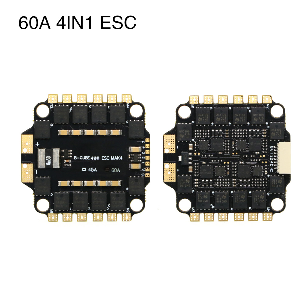 UAngel 4IN1 45A 60A ESC BLHELI - огляд і ціна 4 In 1 Esc