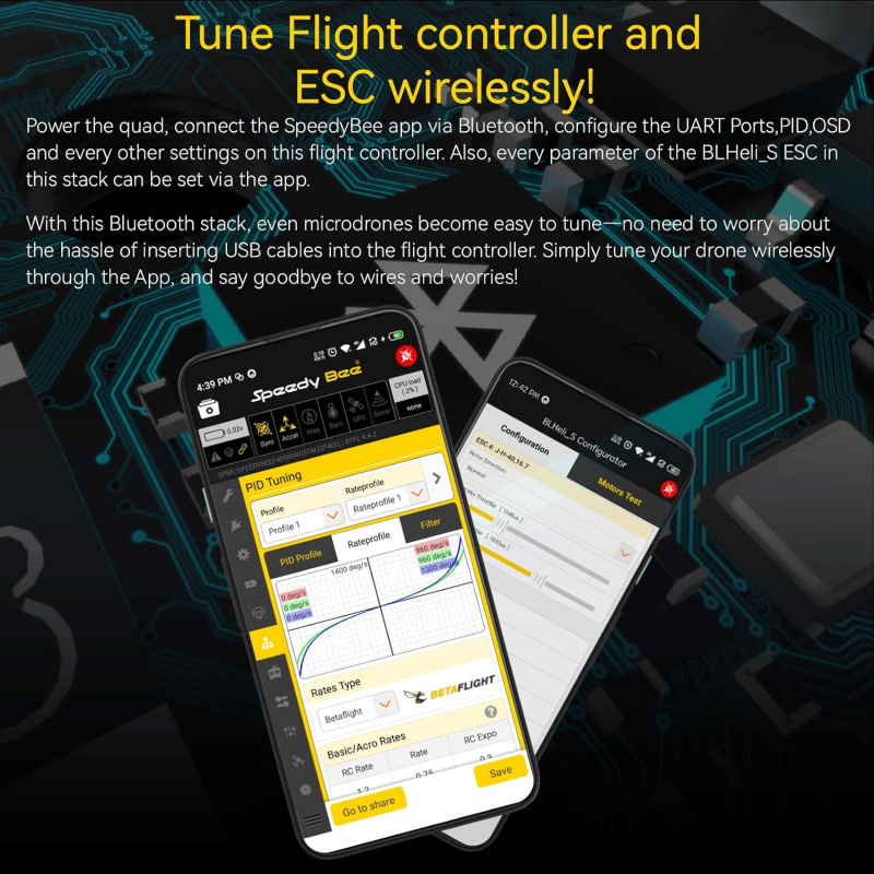 F405 Mini Stack BLS 35A 4in1 E - огляд і ціна F405 Flight Controller