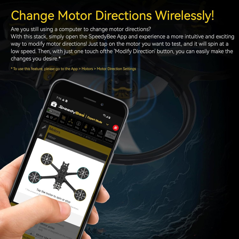 F405 Mini Stack BLS 35A 4in1 E - огляд і ціна F405 Flight Controller