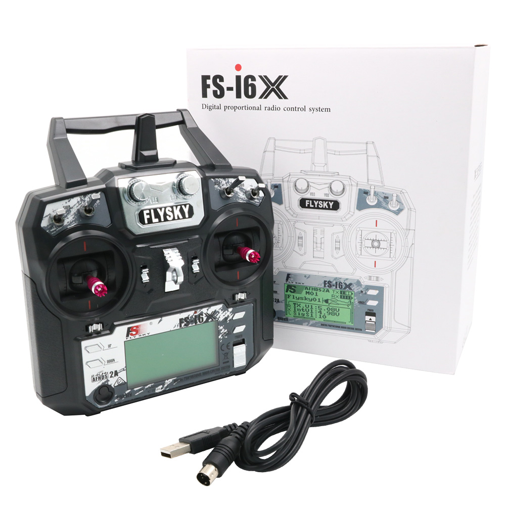 FLYSKY FS-i6X FS i6X 10CH 2.4G - огляд і ціна Flysky Transmitter