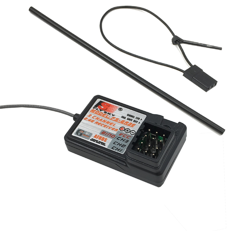 2PCS Flysky FS-GR3E AFHDS 3CH  - огляд і ціна Flysky Transmitter