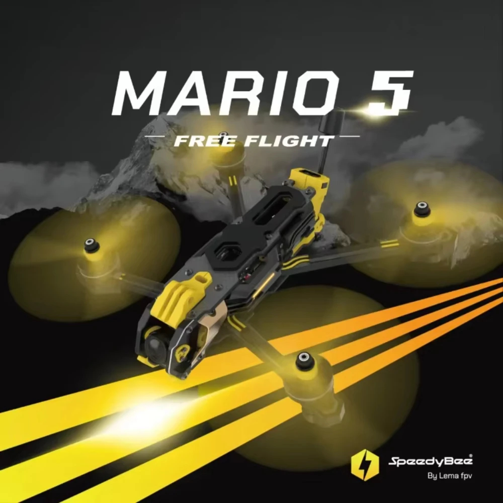 Speedybee Mario 5 O4 Frame Kit - огляд і ціна Carbon Fiber Drone Frame
