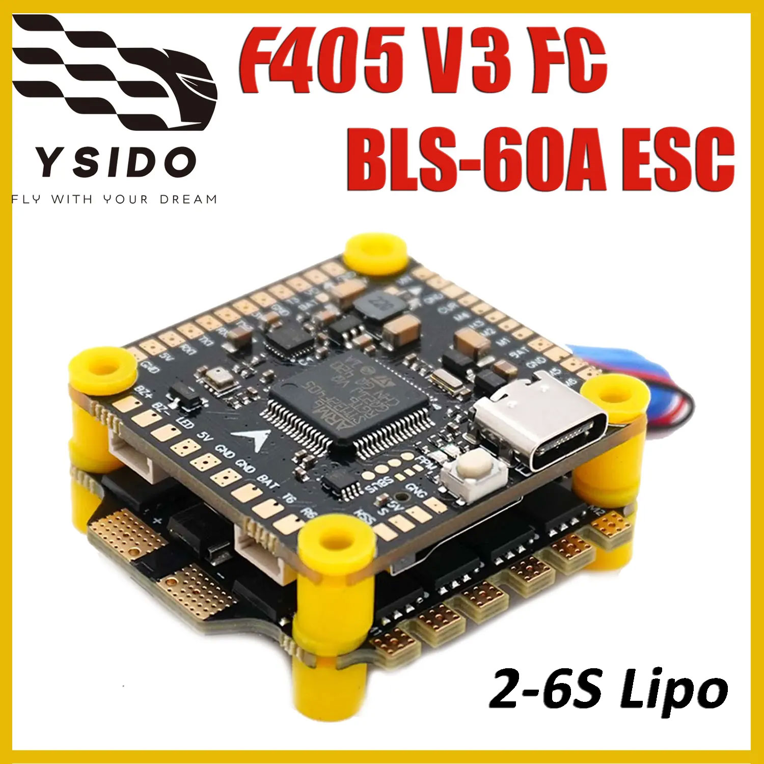 YSIDO F405 V3 Flight Controlle - огляд і ціна F405 Flight Controller